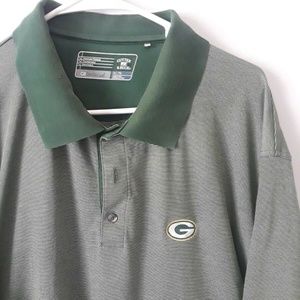 Green Bay Packers Green Fit Polo XL